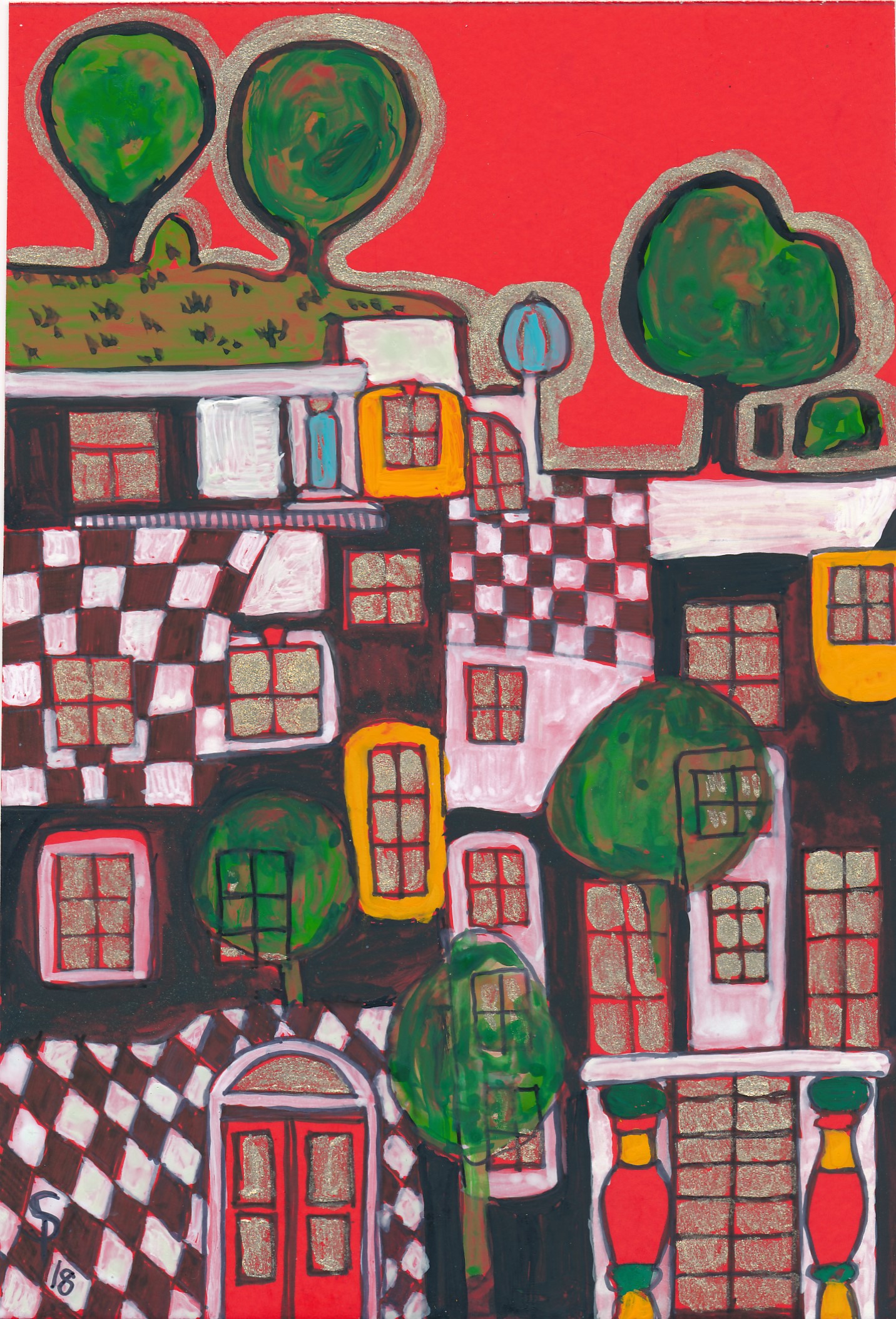 Kompostion nach Hundertwasser